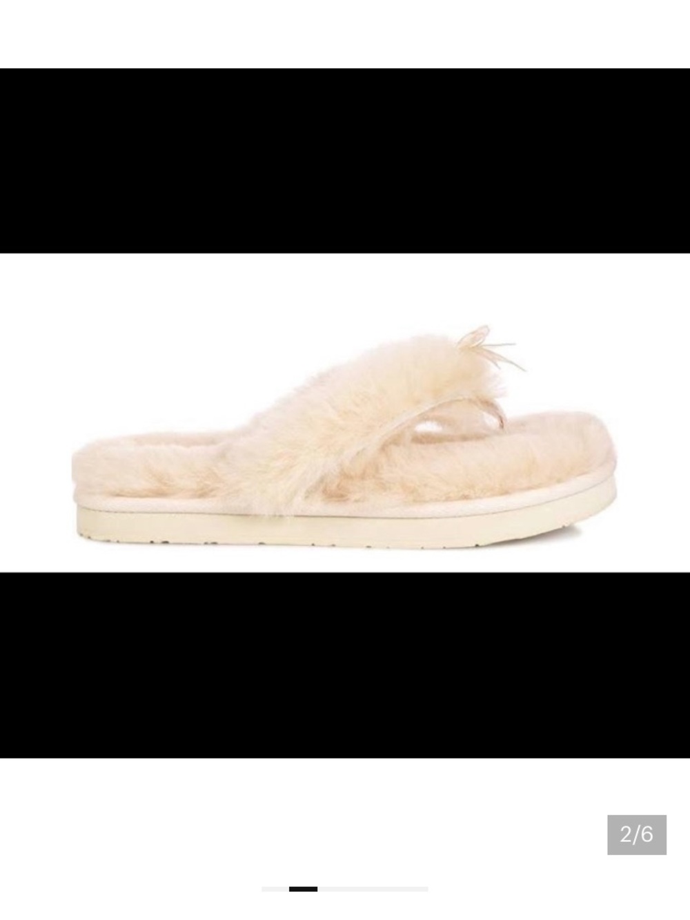 UGG Slippers. Fluff Flip Flop III.  size 10 - Picture 4 of 17